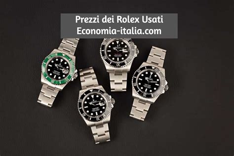 prezzi rolex usati in calo|valore del rolex.